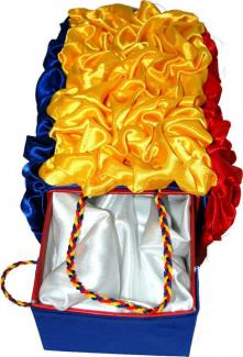 Cutie sampanie tricolora